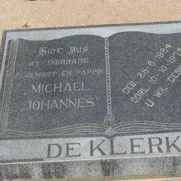 KLERK Michael Johannes, de 1924-1975