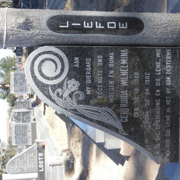 KOEN Gertruida Wilhelmina 1928-1982