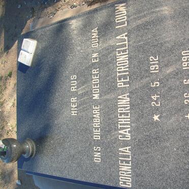 LOUW Cornelia Catherina Petronella 1912-1990