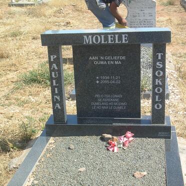 MOLELE Paulina Tsokolo 1934-2005