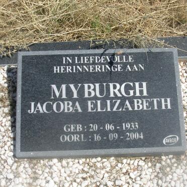 MYBURGH Jacoba Elizabeth 1933-2004