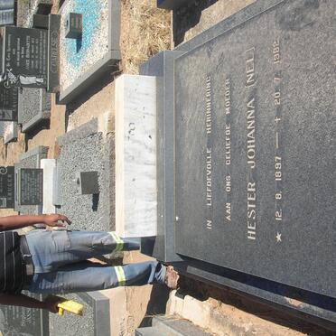 MERWE Hester Johanna, van der nee NEL 1897-1982