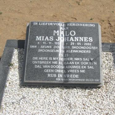 MALO Mias Johannes 1935-2002