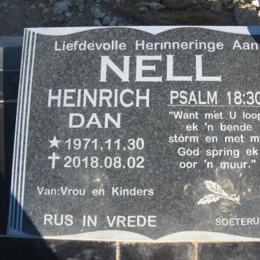 NELL Heinrich Dan 1971-2018
