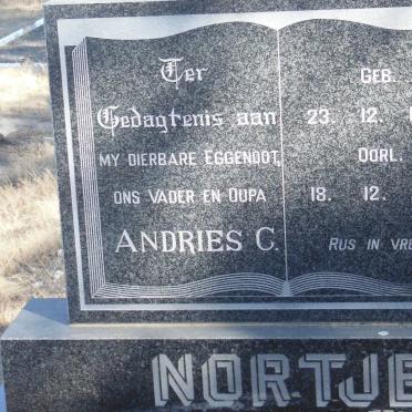NORTJE Andries C. 1897-1981