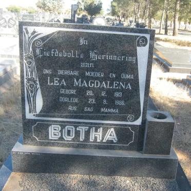 BOTHA Lea Magdalena 1913-1986