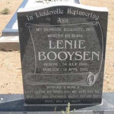 BOOYSEN Lenie 1940-2002