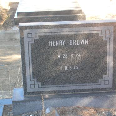 BROWN Henry 1924-1975