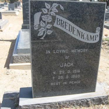 BREDENKAMP Jack 1916-1969