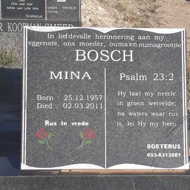 BOSCH Mina 1957-2011