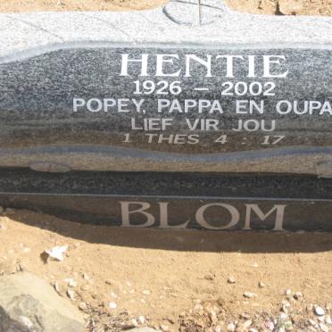 BLOM Hentie 1926-2002