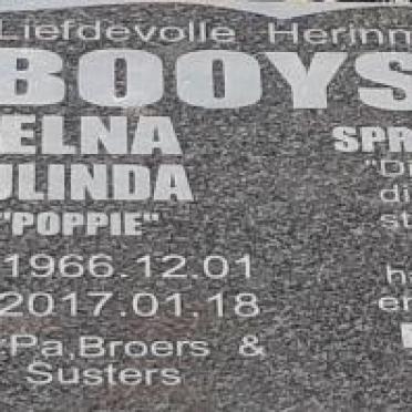 BOOYSEN Zelna Eulinda 1966-2017