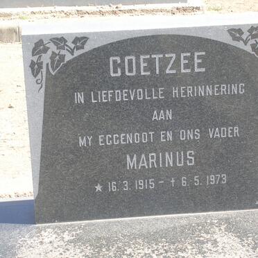 COETZEE Marinus 1915-1973