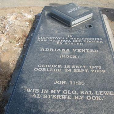 VENTER Adriana nee KOCH 1975-2009