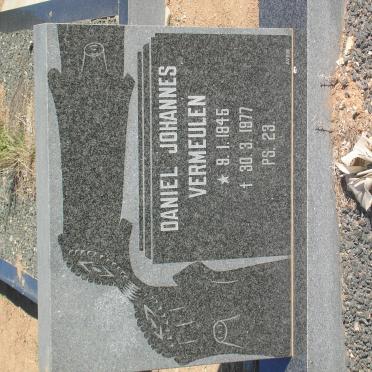 VERMEULEN Daniel Johannes 1945-1977