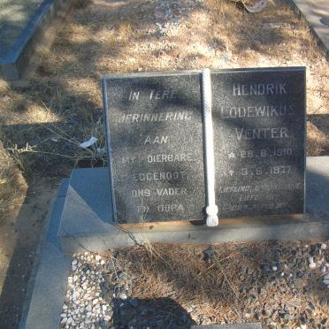 VENTER Hendrik Lodewikus 1910-1977