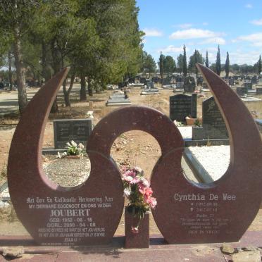 WEE Joubert, de 1952-2000 &amp; Cynthia 1952-2012