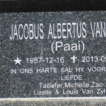 ZYL Jacobus Albertus, van 1957-2013