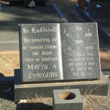ZWIEGERS Matys A. 1890-1976