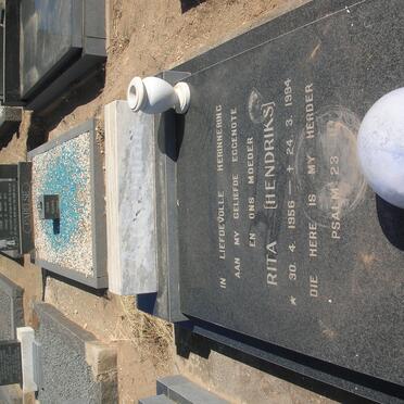 ACKERMAN Rita nee HENDRIKS 1956-1994