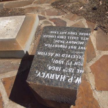 HARVEY W.P. 1864-1901