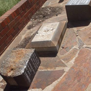 4. VIEW OF MEMORIAL GARDEN AT THE DE AAR CEMETERY