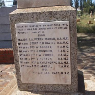 Plaque erected to men who died of disease at Third Stationary Hospital_3