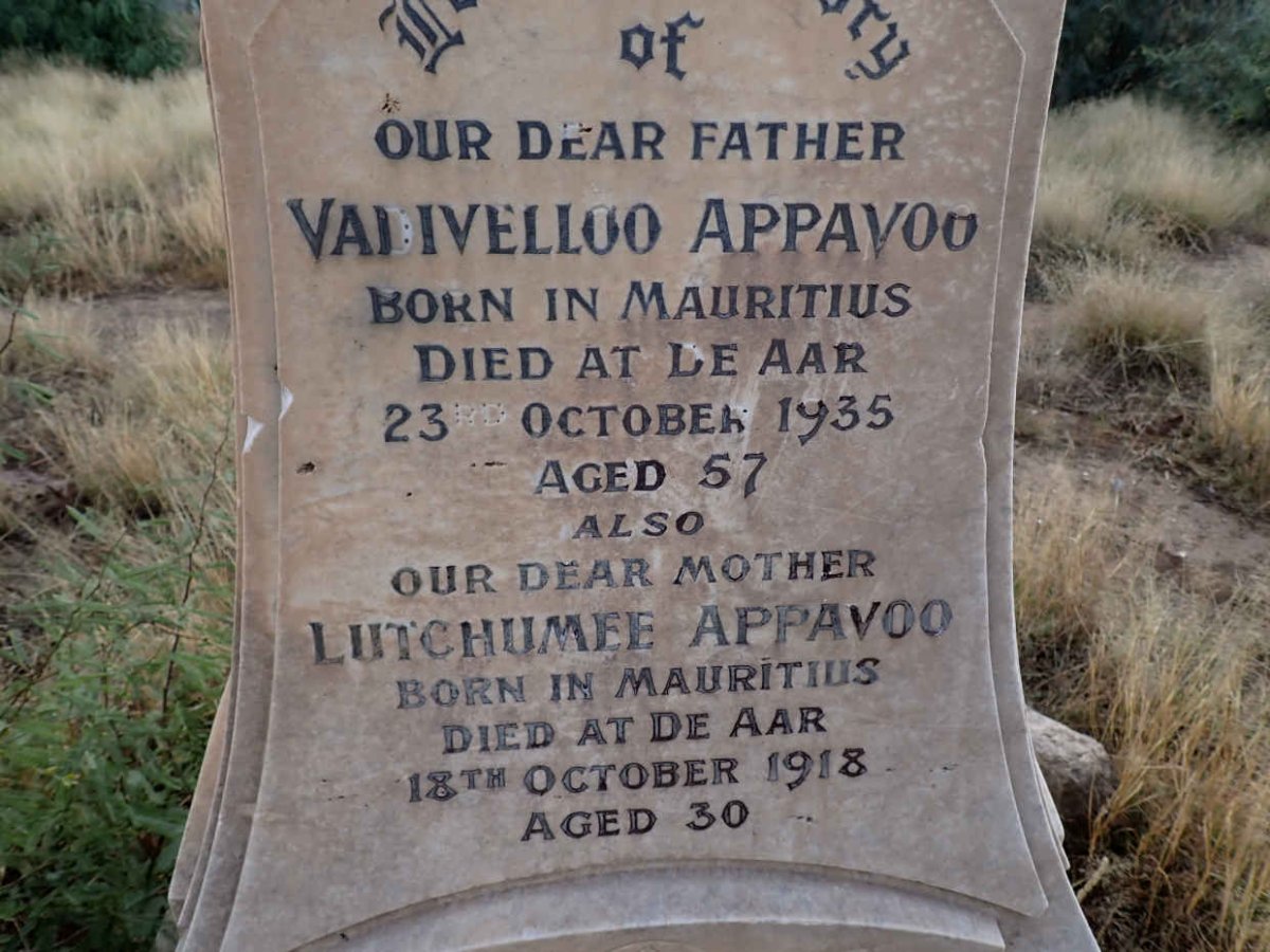 APPAVOO Vadivelloo -1935 &amp; Lutchumee -1918 :: Baby sister -1918 _1