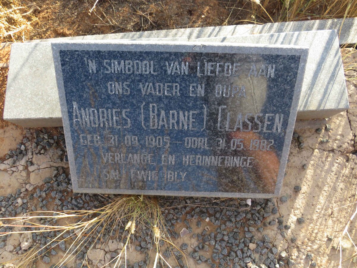 CLASSEN Andries 1905-1982