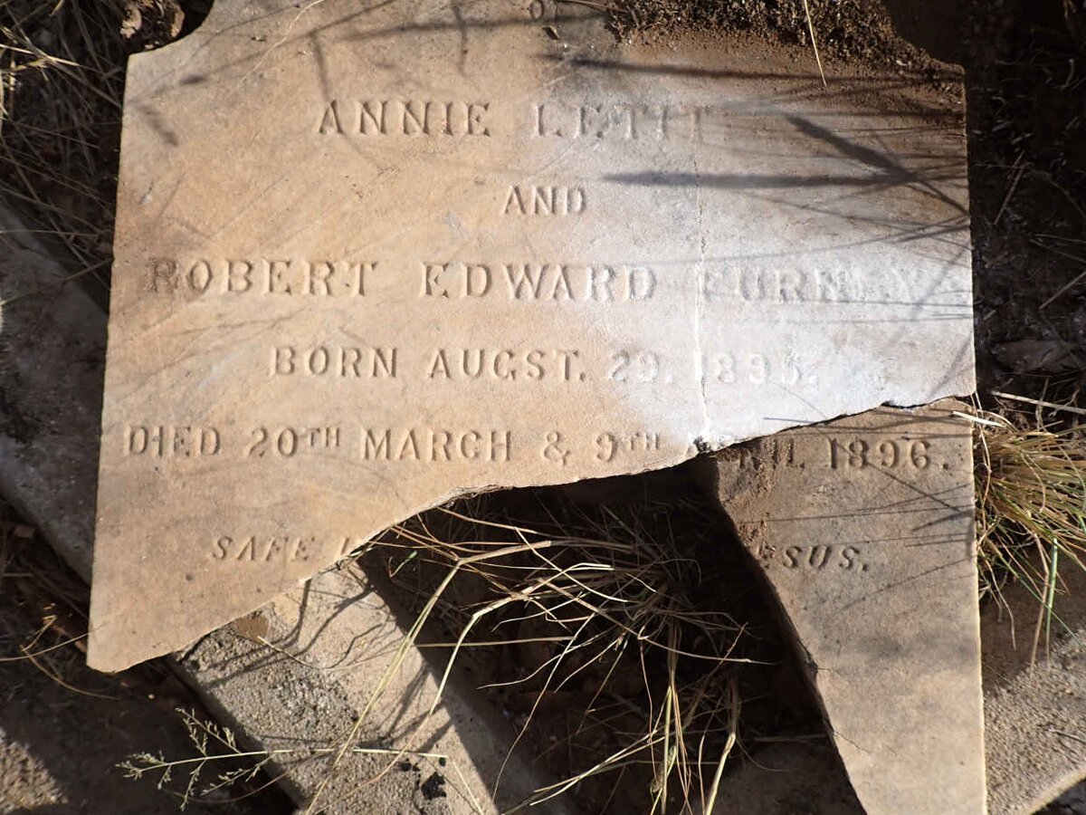 FURNEY Robert Edward 1895-1896 :: FURNEY Annie Letitia 1895-1896