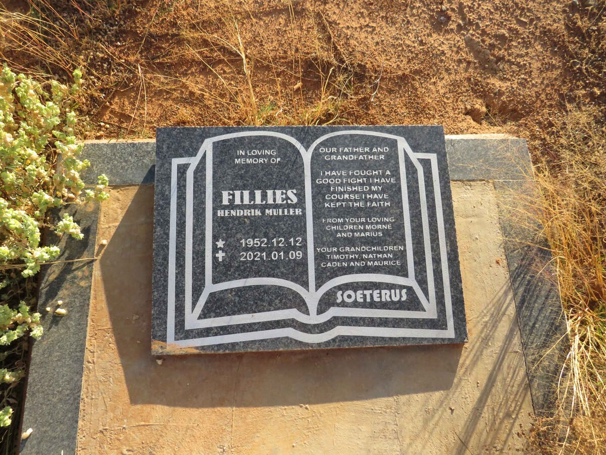 FILLIES Hendrik Muller 1952-2021