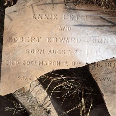 FURNEY Robert Edward 1895-1896 :: FURNEY Annie Letitia 1895-1896