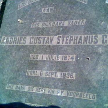 GOUS Andries Gustav Stephanus 1874-1936