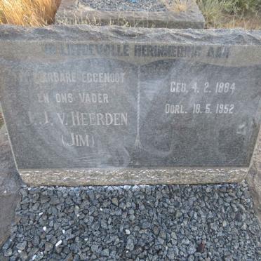 HEERDEN J.J., v. 1884-1952