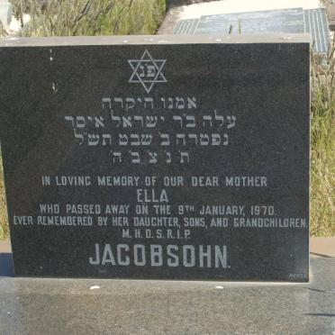 JACOBSOHN Ella -1970