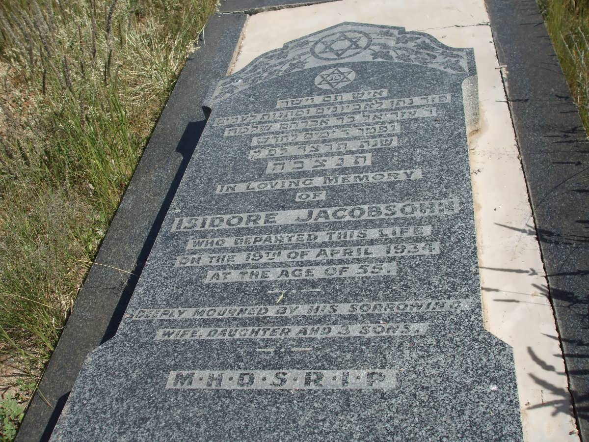 JACOBSOHN Isidore -1934