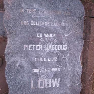 LOUW Pieter Jacobus 1912-1962