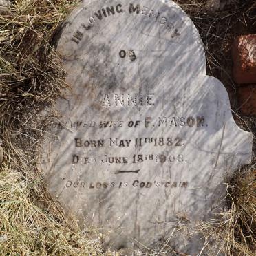 MASON Annie 1882-1908