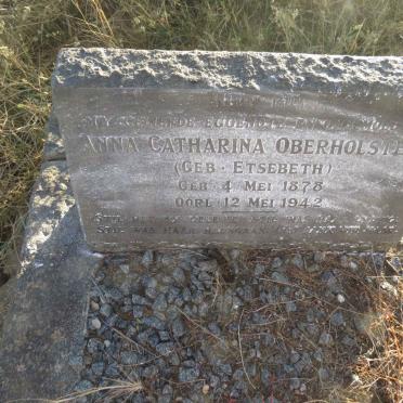 OBERHOLSTER Anna Catharina nee ETSEBETH 1878-1942