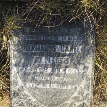 PLESSIS Hermanus Carel, du 1875-1951