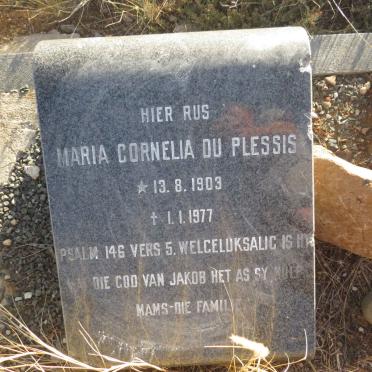 PLESSIS Maria Cornelia, du 1903-1977
