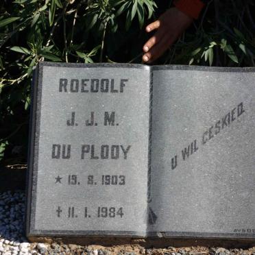 PLOOY Roedolf J.J.M., du 1903-1984