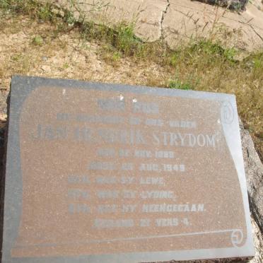 STRYDOM Jan Hendrik 1888-1949