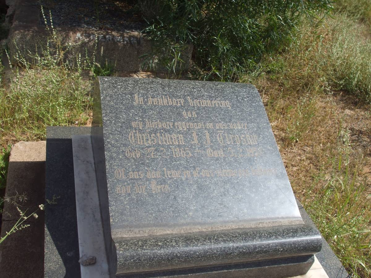 TROSKIE Christiaan J.J. 1865-1952