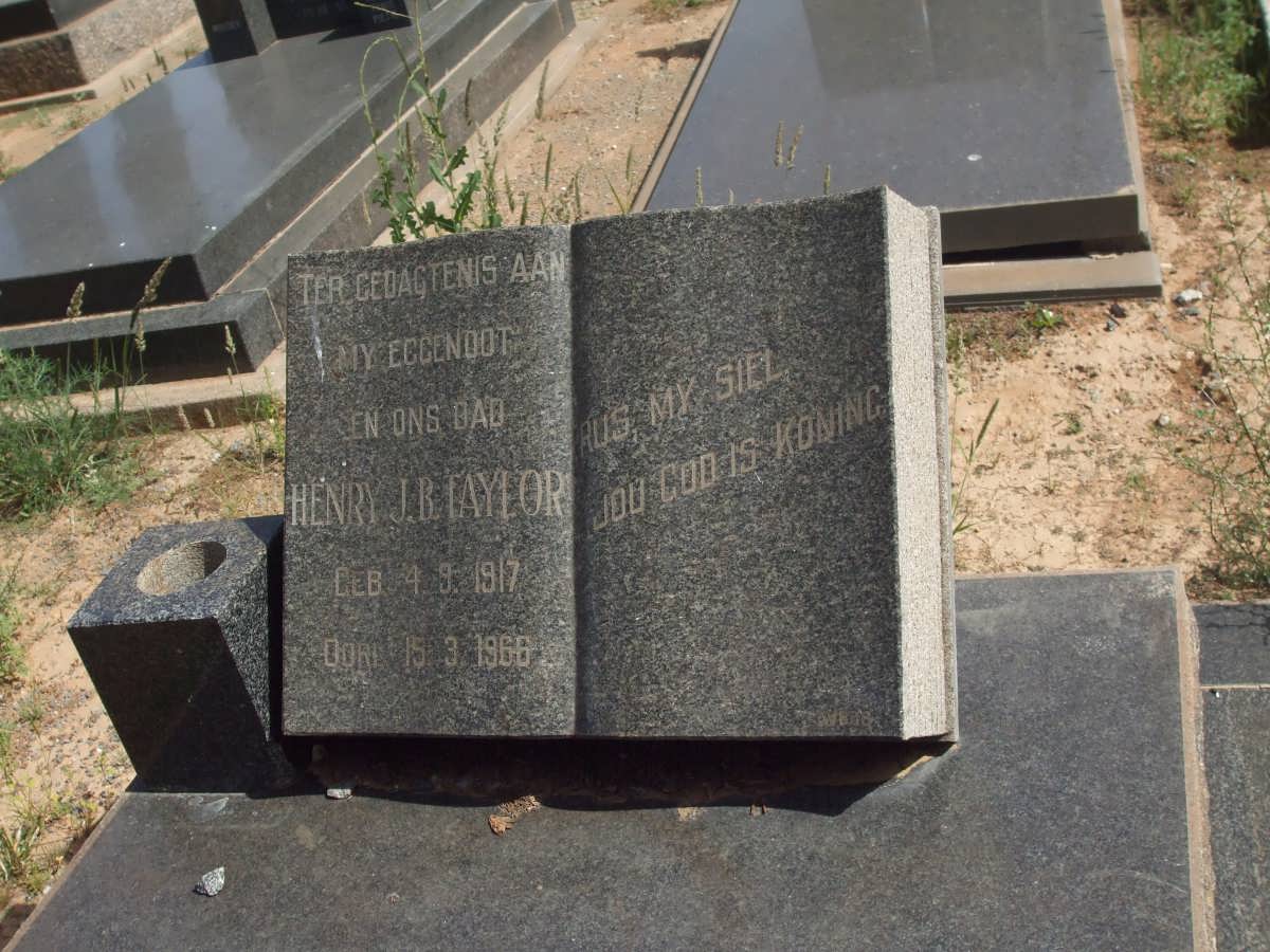 TAYLOR Henry J.B. 1917-1966