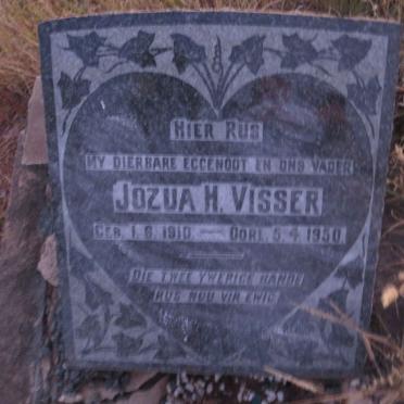 VISSER Jozua H. 1910-1950