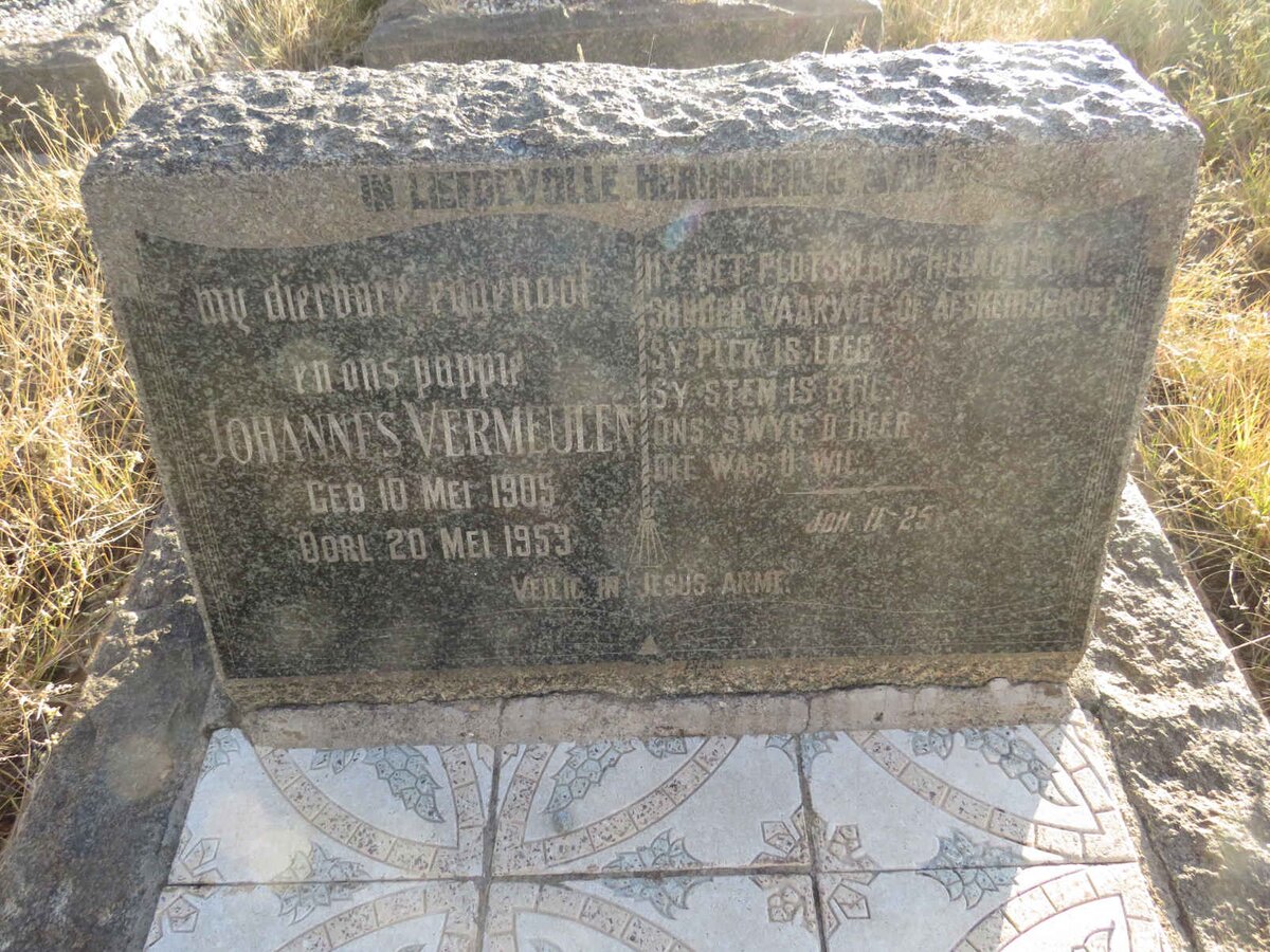 VERMEULEN Johannes 1905-1953