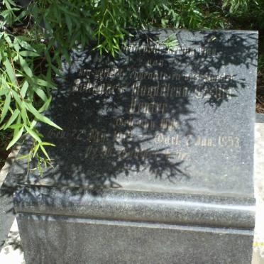 VENTER Johannes Magdalena Cecilia nee VAN WYK 1915-1953