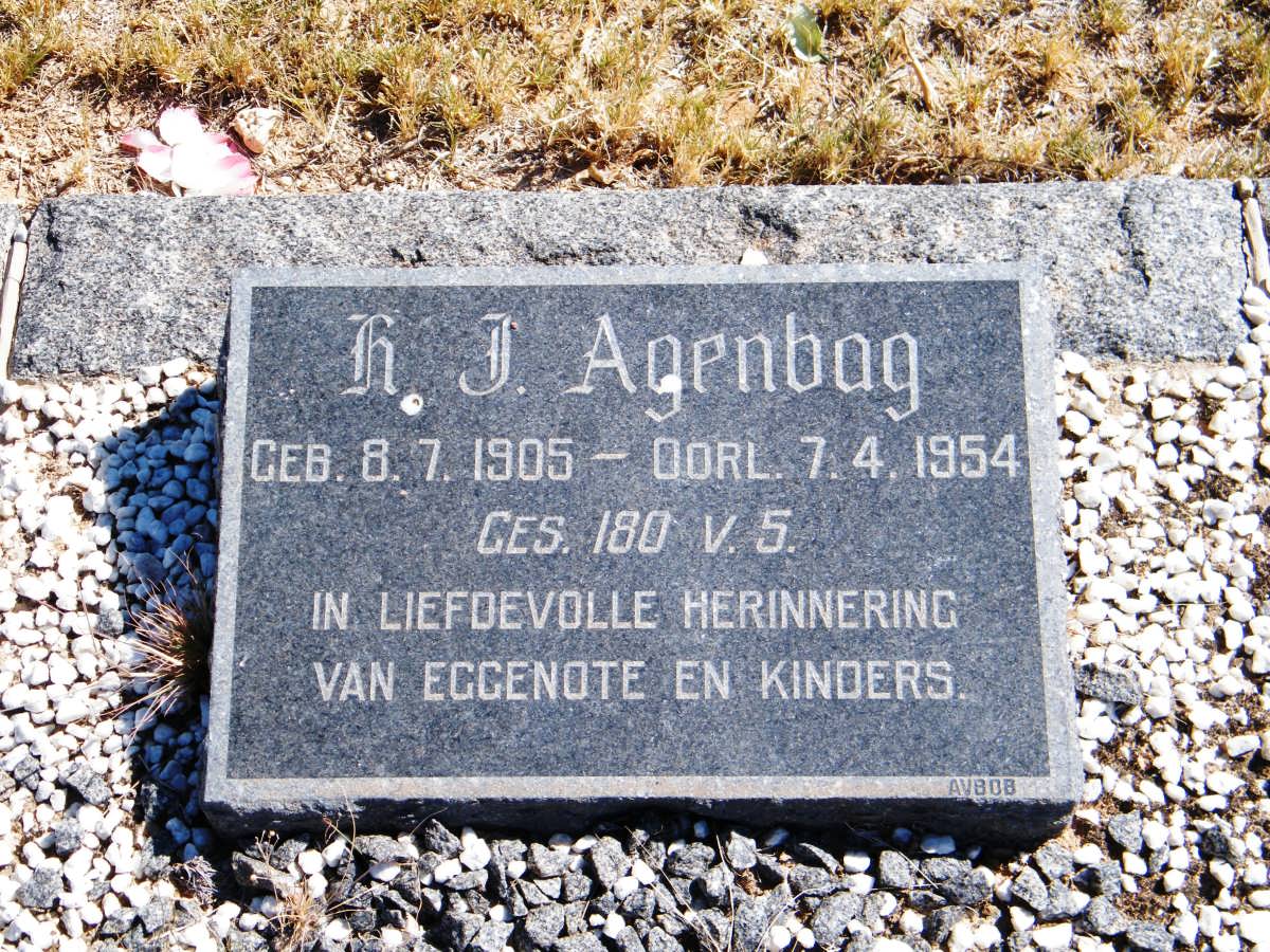 AGENBAG H.J. 1905-1954