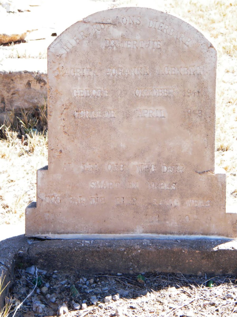 AGENBAG Magrita Johanna 1941-1949